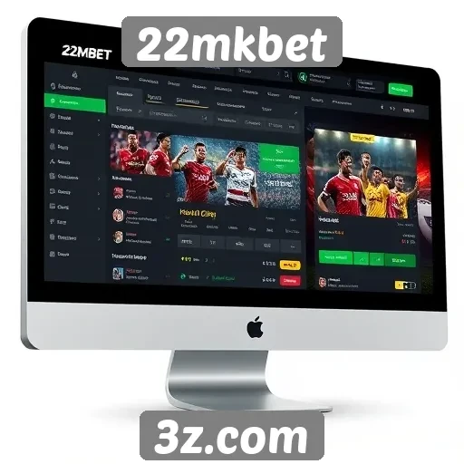 Interface do usuário do site 22mkbet é amigável